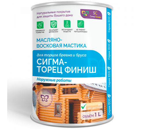 Купить МАСЛЯНО-ВОСКОВАЯ МАСТИКА «СИГМА-ТОРЕЦ ФИНИШ» в Нижнекамске, Республика Татарстан